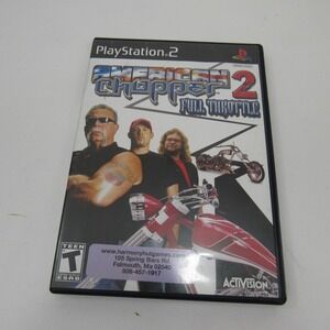 American Chopper 2:‎ Full Throttle (Sony PlayStation 2, 2005) CIB 1